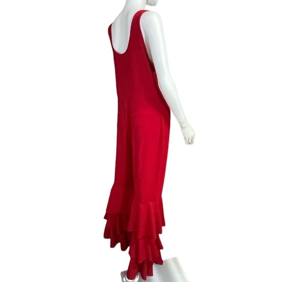 Women’s Red Raffle Leg Sleeveless Jumpsuit
New - Picture 6 of 7